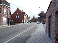 Kerkstraat in Sint-Lodewijk