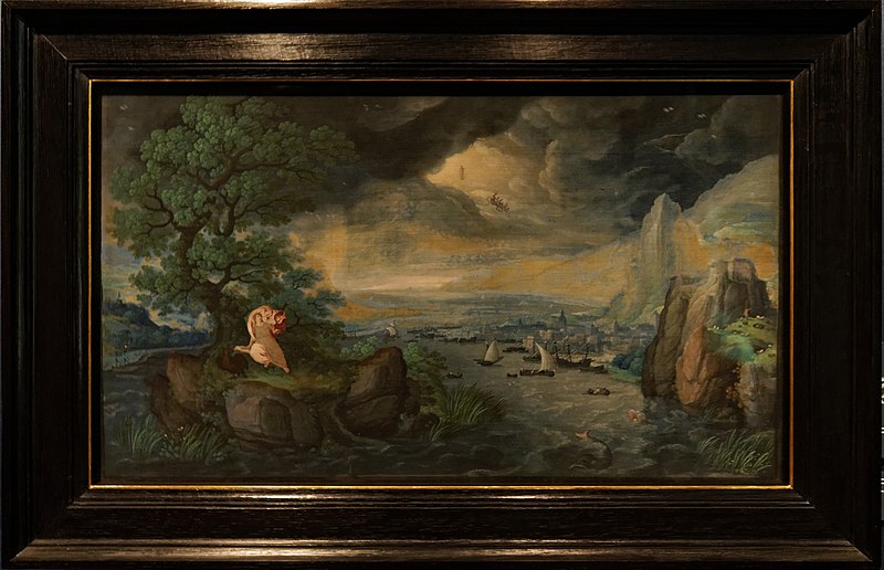 File:Den Haag - Mauritshuis - Hans Bol (1534-1594) - Imaginary Landscape with St. John on Patmos 1564.jpg