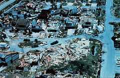 Image 36Destruction in Lakes by the Bay near Miami following Hurricane Andrew (from History of Florida)