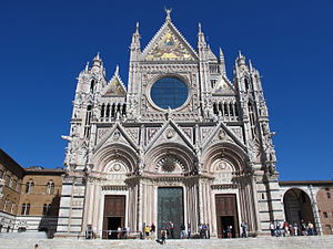 Fasada Sienske stolnice (1215–1263)