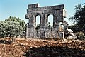 East Church, Me'ez (ماعز), Syria - Remains of north façade of Church - PHBZ024 2016 5528 - Dumbarton Oaks.jpg