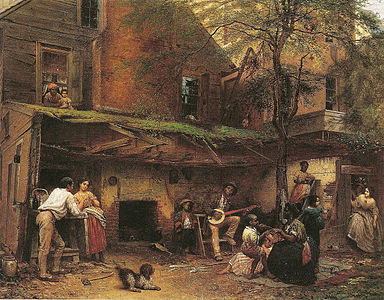 Negro Life at the South' by Eastman Johnson, 1859