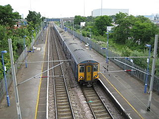 Angel Road railway station Former National Rail station in London, England