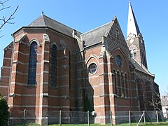 Le chevet de l'église