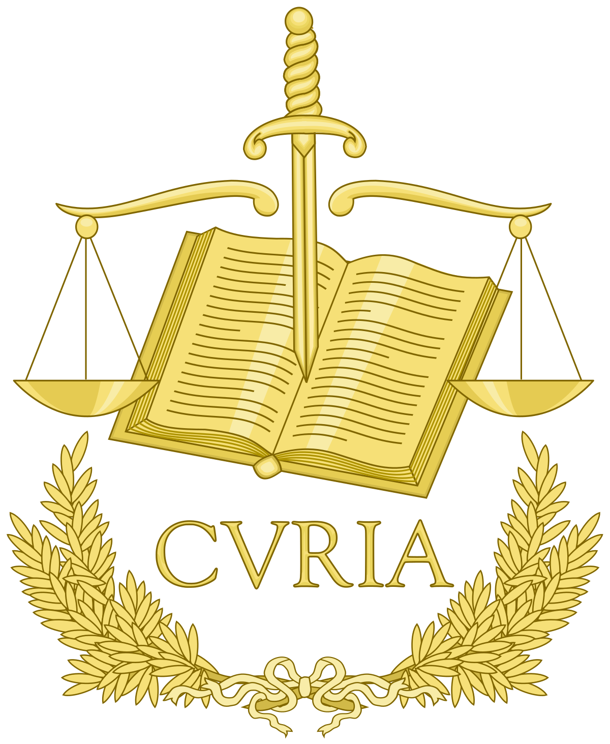Emblem of the Court of Justice of the European Union.svg