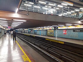 Station platform.