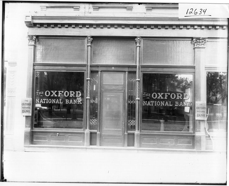 File:Exterior view of Oxford National Bank 1913 (3191522566).jpg