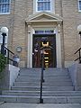 Door on the west side of the courthouse