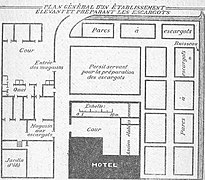 Plattegrond van het complex