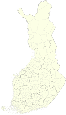 Municipalities (thin borders) and regions (thick borders) of Finland (2021) Finland administrative divisions 2.svg