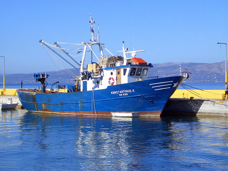 File:Fishing boat in Oropos.jpg