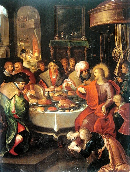 File:Francken Feast in the house of Simon.jpg