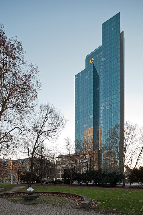 The Gallileo building in Frankfurt, completed in 2003, was part of the head office of Dresdner Bank until the 2009 merger