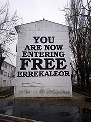 "You are now entering free Errekaleor".