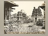 Garuda Temple, Maha Mandapa and Eastern Gopura, Vitthala Temple Complex 1856 photo.jpg