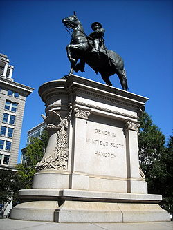 Generalo Winfield Scott Hancock Memorial.JPG