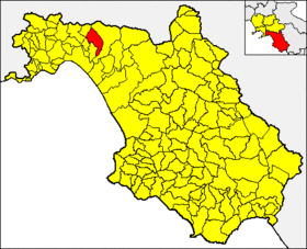 Localización de Giffoni Sei Casali