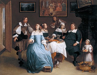 Gillis van Tilborgh, Elegant Company, between 1655 and 1675