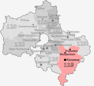 <span class="mw-page-title-main">Kolomna constituency</span> Legislative constituency in Russia