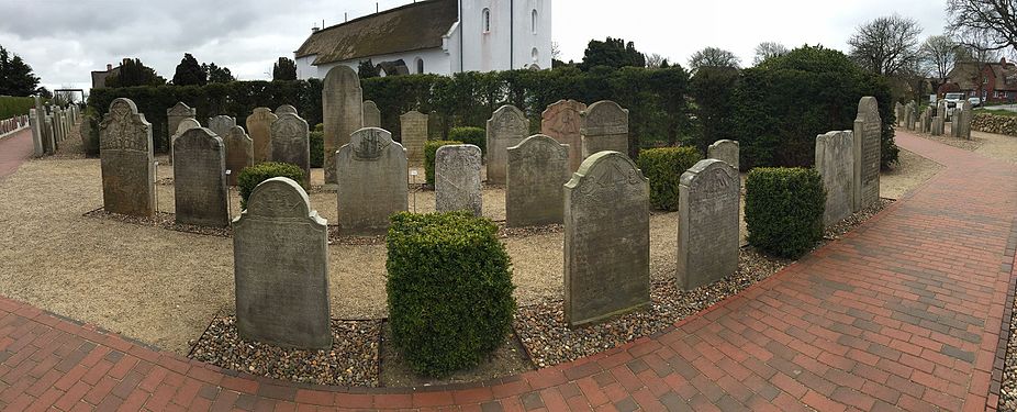 Gravestones in Amrum