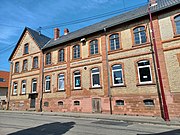 Enseigne Établissements Alfred Bertsch - façade vue de la rue - Gundershoffen - France