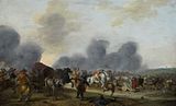 Атака имперских драгун. Ок. 1630. Дерево, масло. Военно-исторический музей, Вена