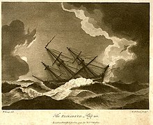 HMS Elizabeth in a storm circa 1791 HMS Elizabeth 1769.jpg