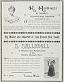 H Halliwell, Hairdresser (1898) (ADVERT 305).jpeg