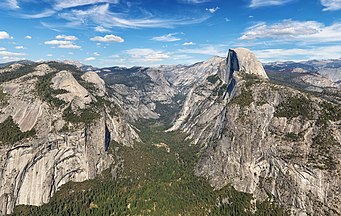 Half Dome over Yosemite Valley