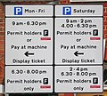 osmwiki:File:Hammersmith & Fulham roadside parking restriction notice.jpg