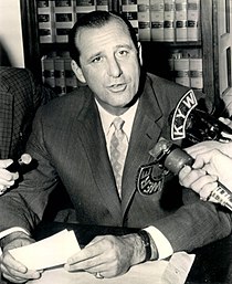 Greenberg as general manager of the Cleveland Indians in 1957