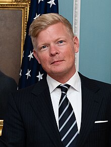 Hans Grundberg at the U.S. Department of State in Washington, D.C., on May 15, 2023 - UN Special Envoy for Yemen Grundberg - 52901121028 (cropped).jpg