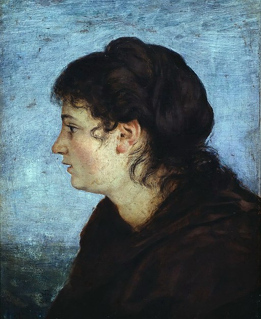 Hans Thoma - Porträt Cella Thoma (1880)