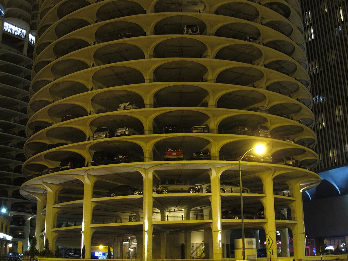 City parking building