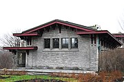 South Side, former pool enclosure