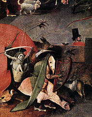 Hieronymus Bosch - Triptych of Temptation of St Anthony top hat.JPG