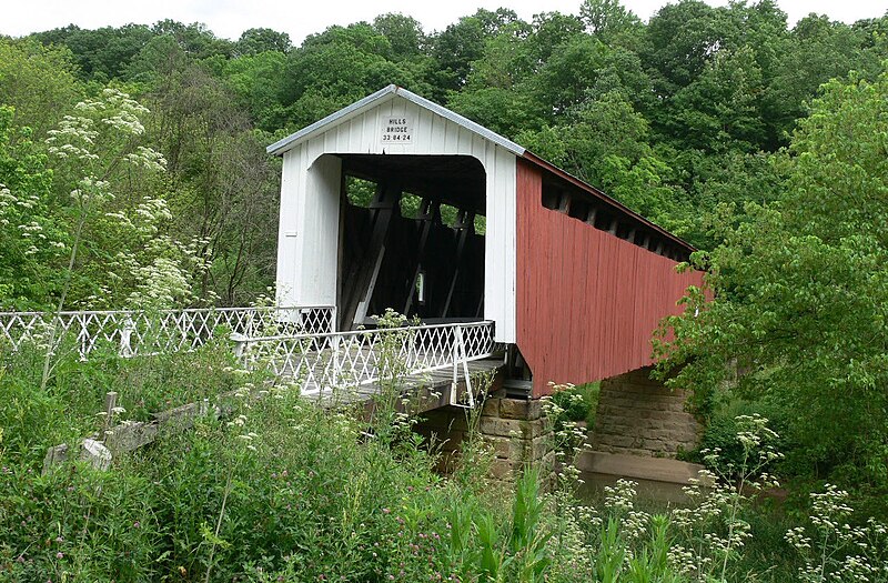 Covered Bridges In Ohio Map Hildreth Covered Bridge - Wikipedia