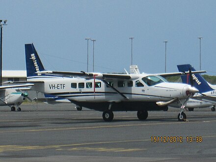 Hinterland Cessna Caravan at Cairns Airport in 2012