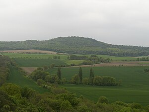 The Hoppelberg as seen from the Transparent Monk
