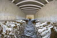 Corredor do dolmen.