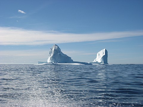 August 11, 2007: Seen from another angle from a motor boat