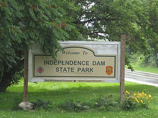 Independence Dam State Park Park in Ohio, USA