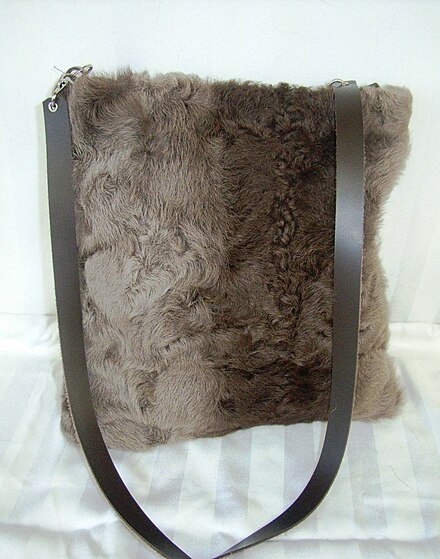 A fur bag