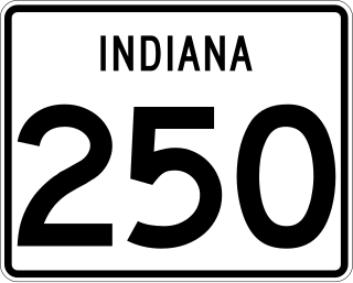 <span class="mw-page-title-main">Indiana State Road 250</span> Highway in Indiana