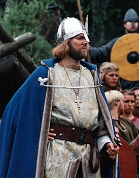 Ингар Хельге Гимле в роли короля в 1994 году