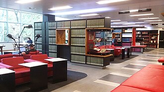 Inside the Baillieu Library in January, 2014 Inside Baillieu Library in January, 2014.JPG
