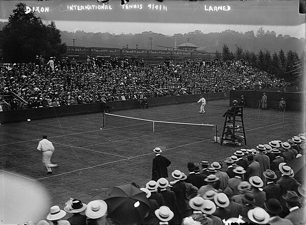 Charles Dixon vs. Bill Larned on 9 September 1911 at The Championships, Wimbledon