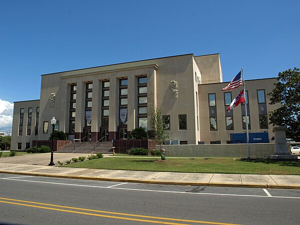 The Jackson County Courthouse in Pascagoula