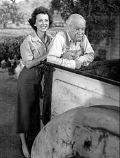 Original series stars Jan Clayton (as Ellen Miller) and George Cleveland (as Gramps). (1956)