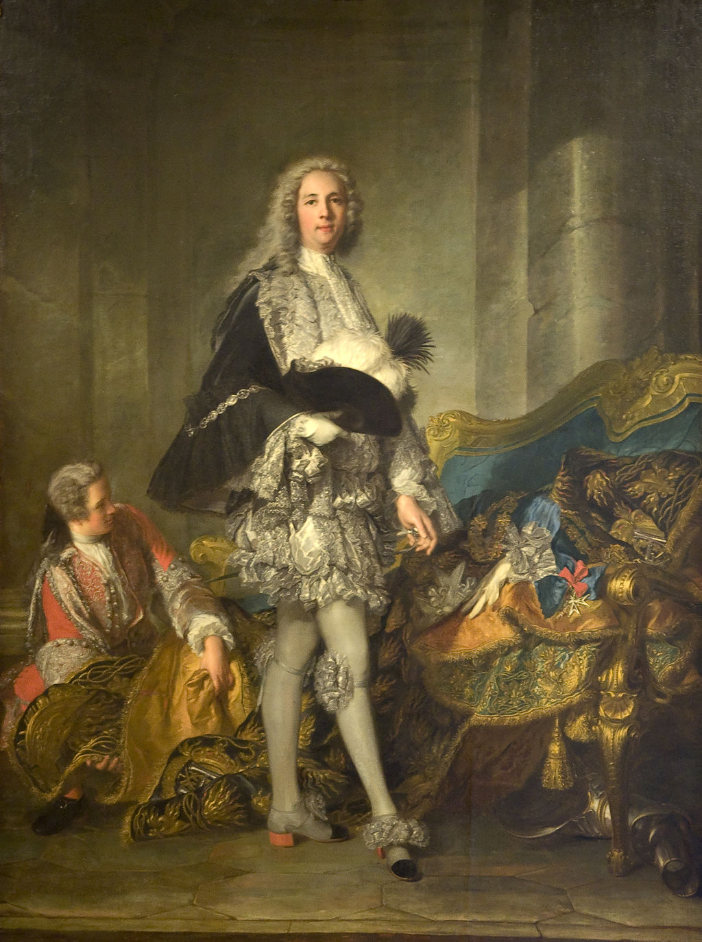 Jean-Marc Nattier (1685-1766) - Portret van maarschalk hertog Richelieu - Lissabon Museu Calouste Gulbenkian 21-10-2010 13-34-54.jpg